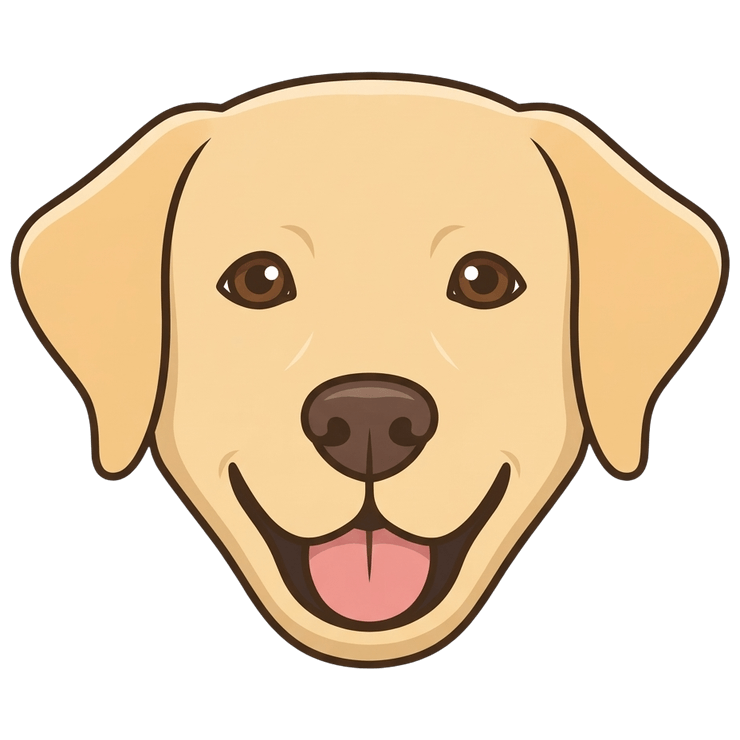 Yellow labrador avatar