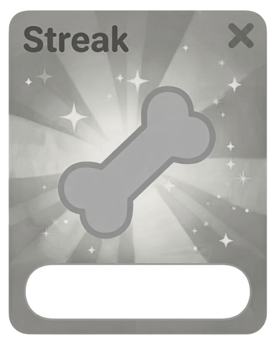 streak card