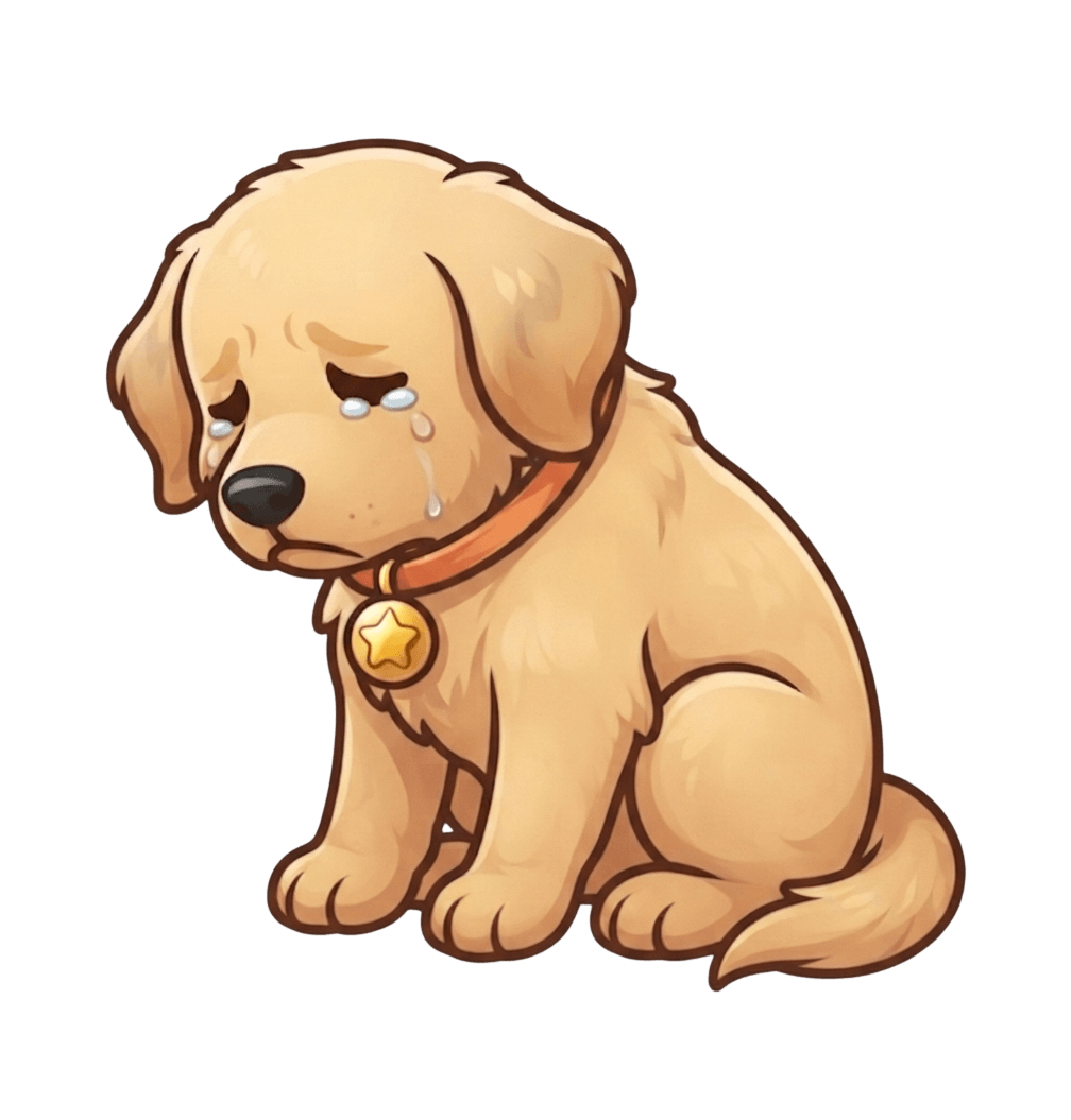 Sad dog